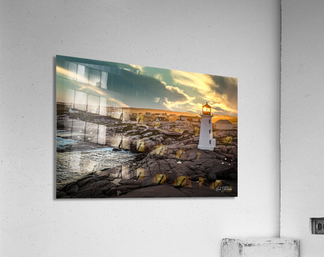 Sunrise Peggys Cove Nova Scotia Canada Acrylic Print