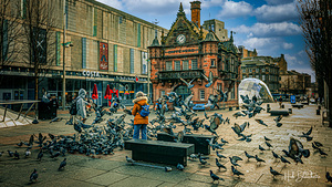 St Enoch Square Glasgows city center Scotland UK