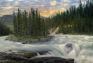 Sunwapta Falls Jasper Alberta Canada