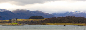 Castle Stalker Loch Laich Highlands Scotland UK