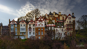 Ramsay Garden In Edinburgh Scotland UK