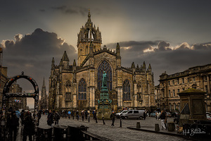 St Giles Cathedral High Kirk of Edinburgh Scotland UK