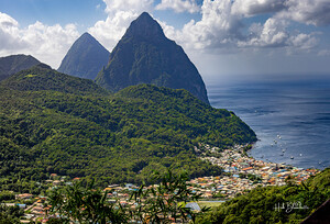Les Piton In Saint Lucia