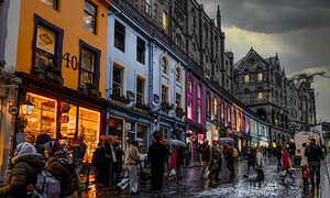 Victoria Street Edinburgh’s Old Town Scotland UK