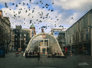St Enoch Subway Station Glasgow Scotland UK