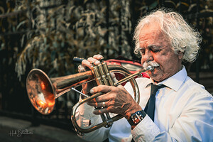 Street Musician Claude Berger Old Quebec City Canada