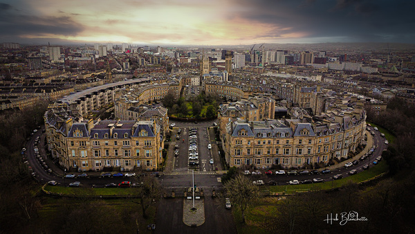 Park Circus Glasgows West End Scotland UK Print