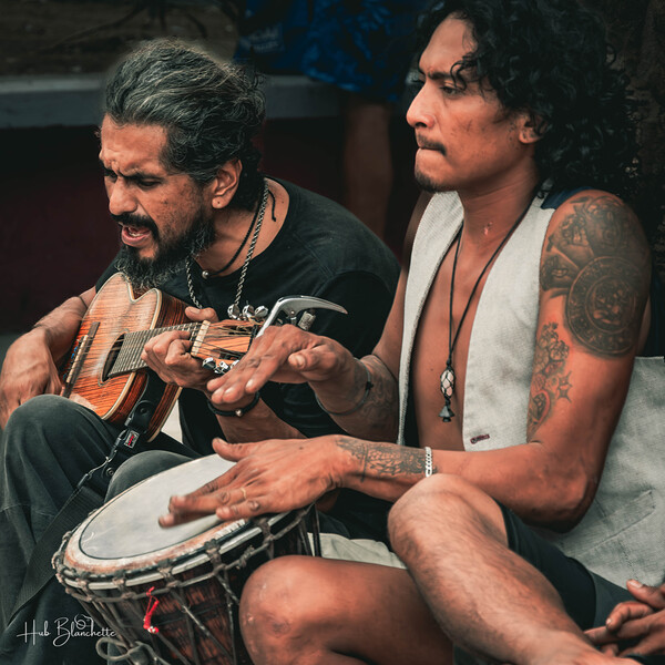 Busking Sayulita Mexico Print
