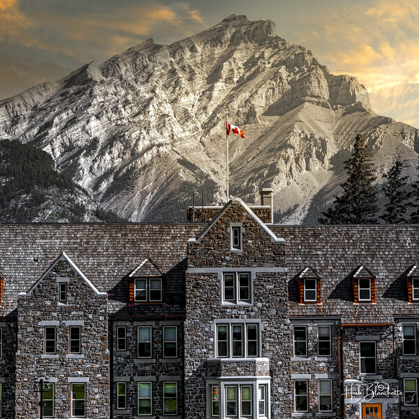 Parks Canada Headquarters in Banff Alberta Canada Print