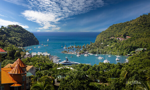 Marigot Bay Saint Lucia Print