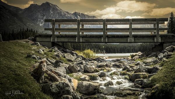 Sunrise At Johnson Lake In Banff Alberta Canada Print