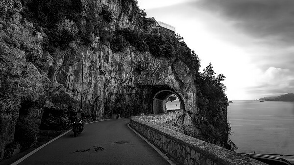 Tunnel Positano Italy Print