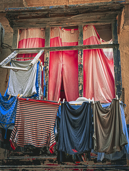 Hanging Out Barcelona Spain Print