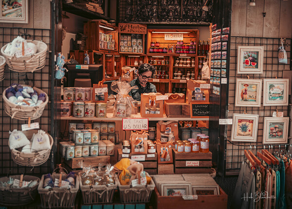 Shop Keeper Florence Italy Print