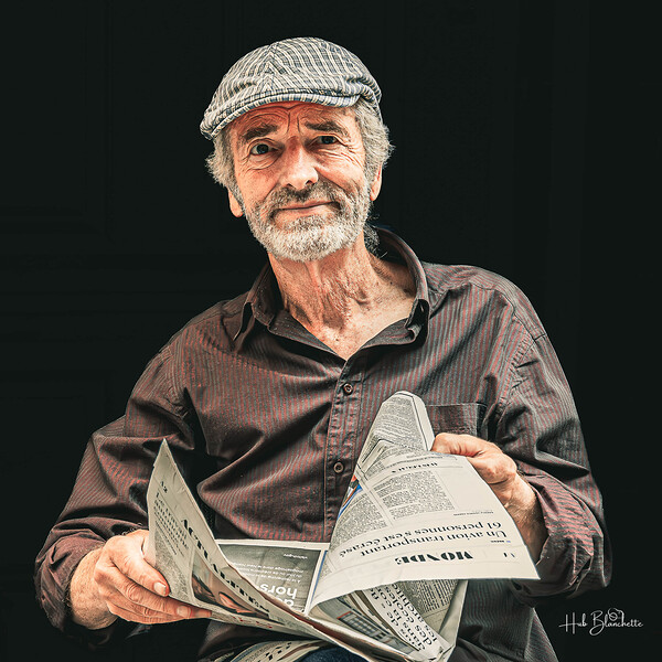 Artist On The Rue Du Tresor In Old Quebec Canada Print