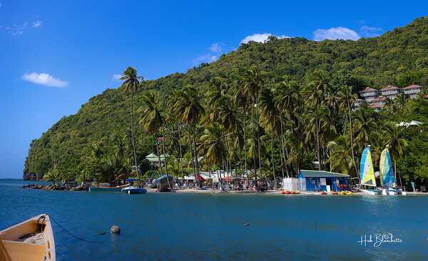 Marigot Beach Saint Lucia Print