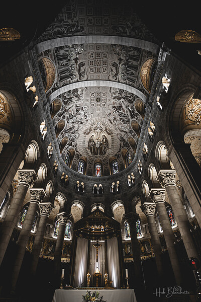 Basilica in Sainte-Anne-de-Beaupre Quebec Canada Print