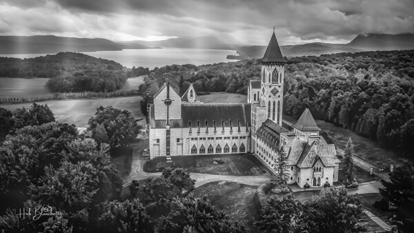 Abbaye de Saint-Benoit du Lac Quebec Canada Print