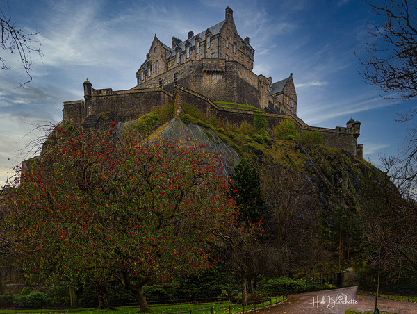 Edinburgh Castle West Side Scotland UK Print