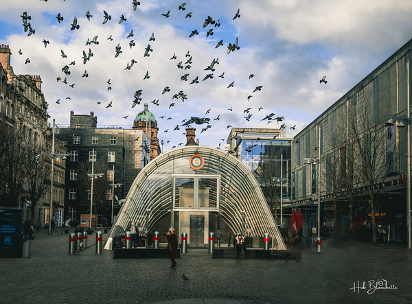 St Enoch Subway Station Glasgow Scotland UK Print