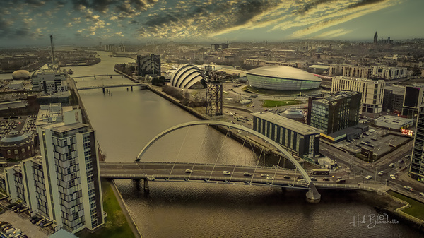 River Clyde Glasgow Scotland UK Print