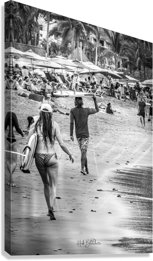 Surf Life Sayulita Mexico Canvas Print