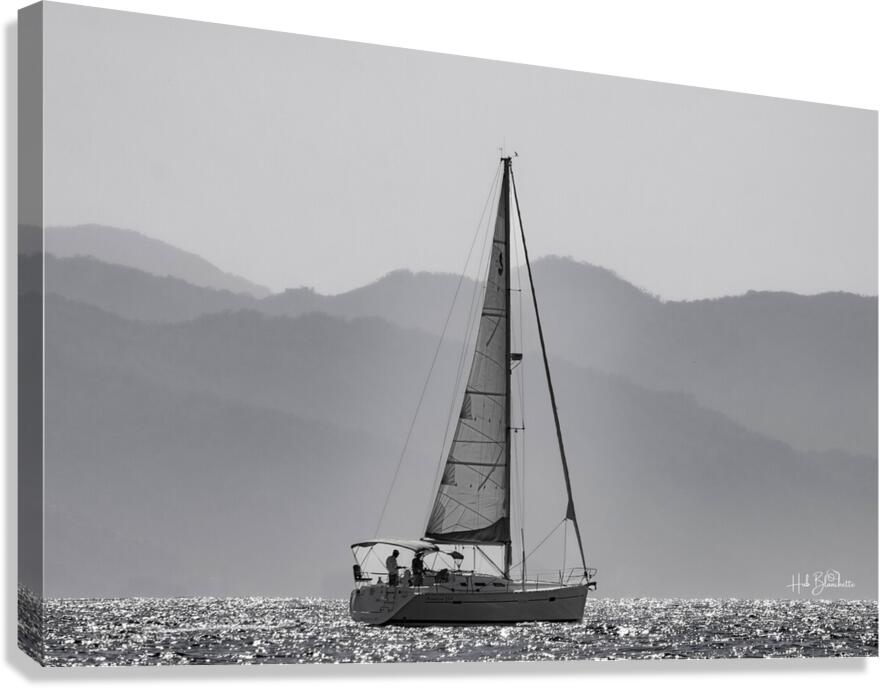 Sailing Puerto Vallarta Mexico Canvas Print