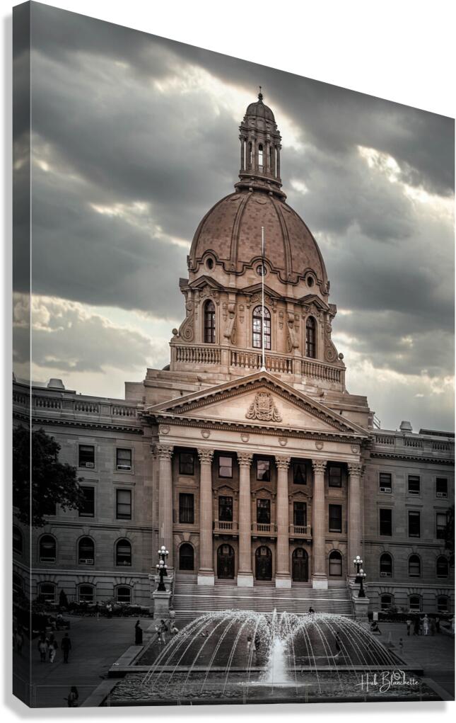 Legislature Edmonton Alberta  Canvas Print