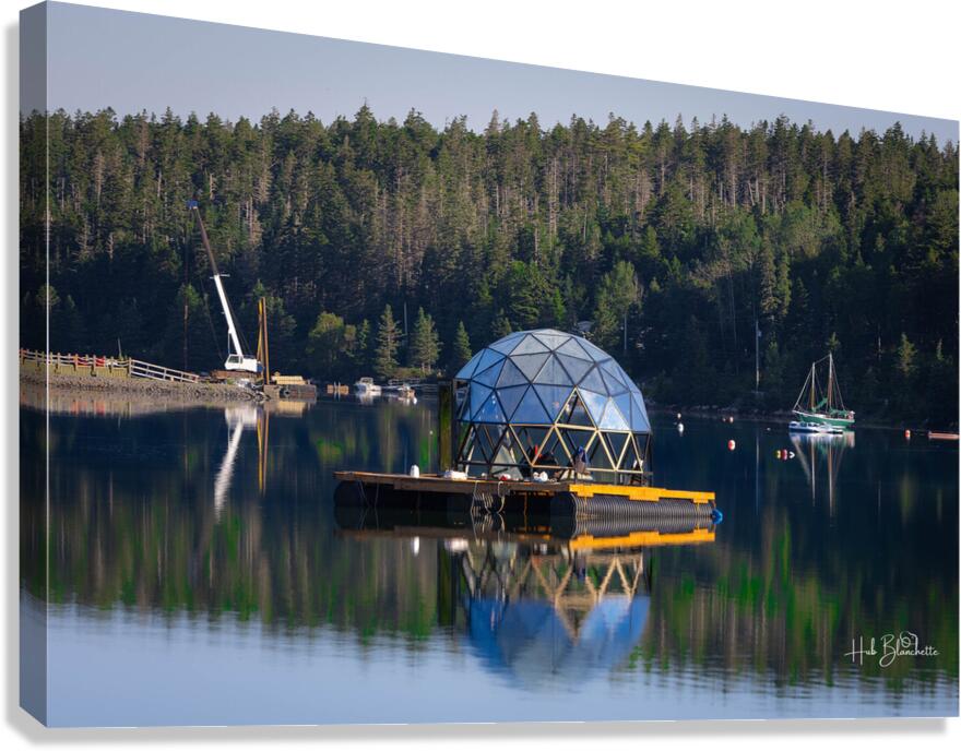 Glamping Dome Tantallon Nova Scotia Canada Canvas Print