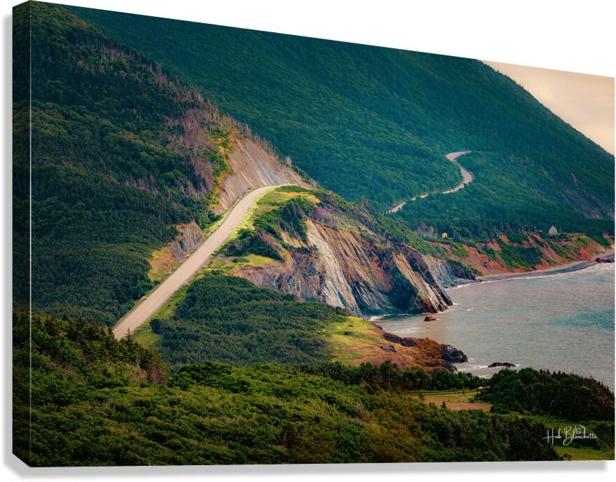Cabot Trail Cape Breton Nova Scotia Canada Canvas Print