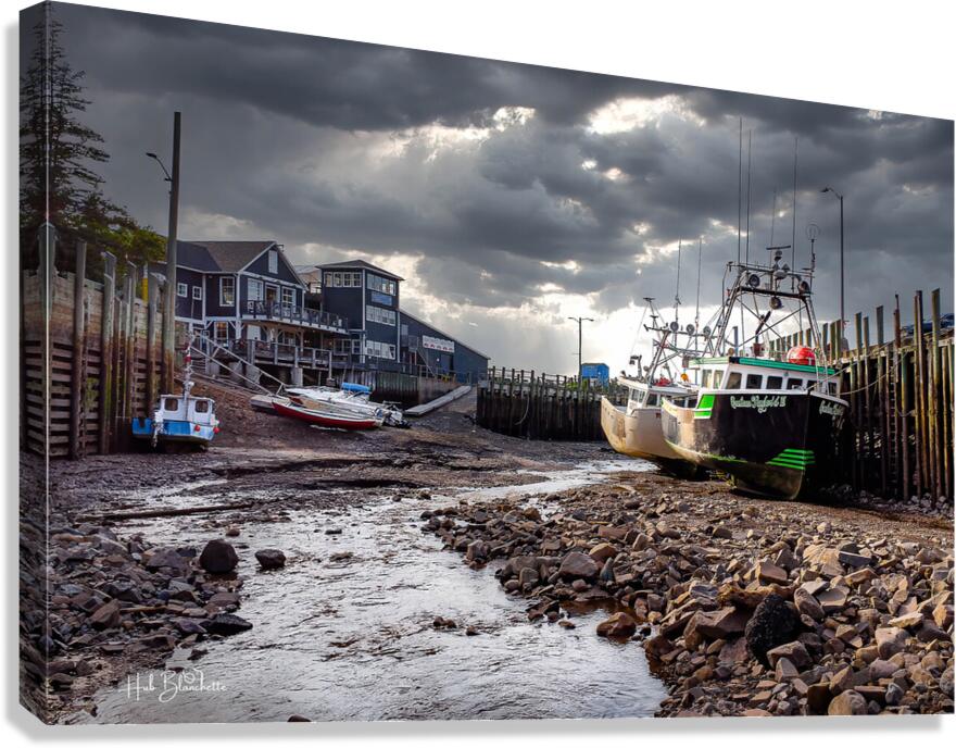 Halls Harbour Nova Scotia Canada Canvas Print