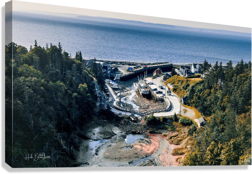 Halls Harbour Nova Scotia Canada Canvas Print