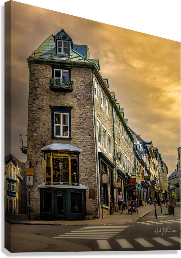 Nature Artisan Old Quebec City Canada Canvas Print