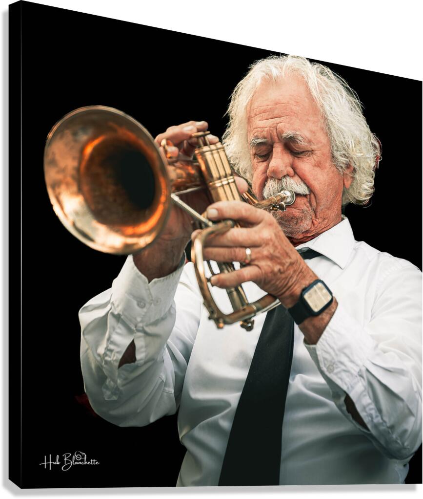 Street Performer Claude Berger Old Quebec Canada Canvas Print