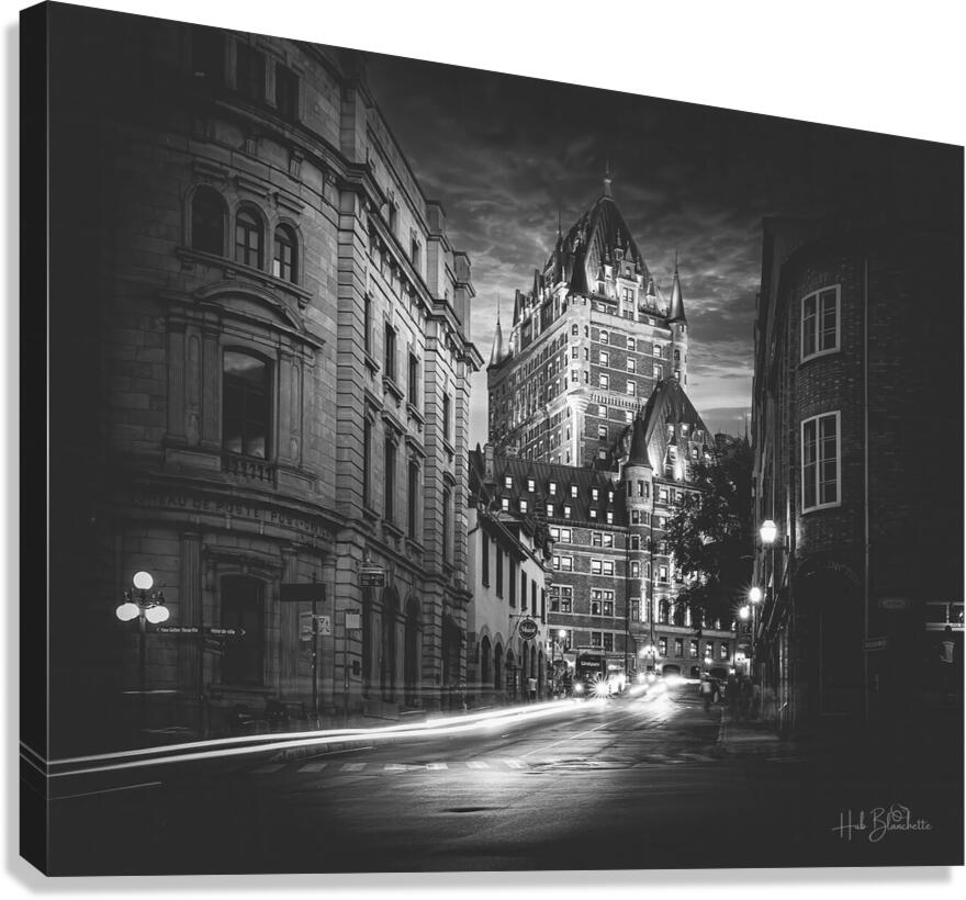 Chateau Frontenac Old Quebec City Canada Canvas Print