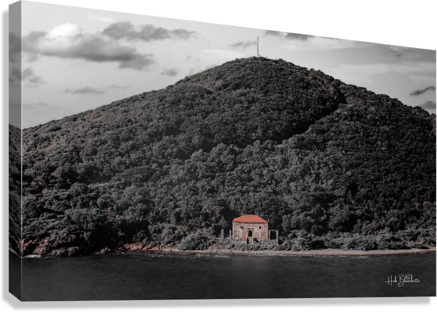 Cowells Battery Historical Landmark United States Virgin Islands  Canvas Print