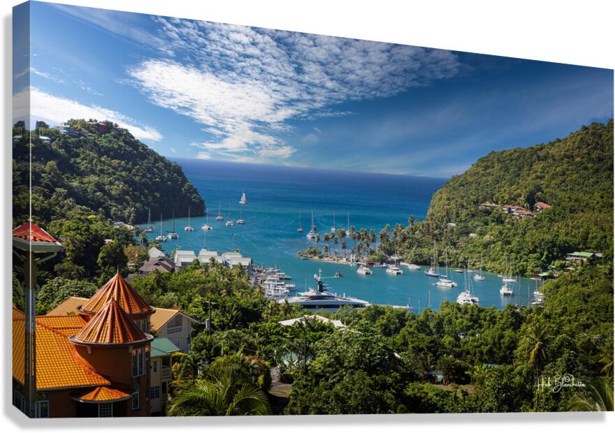 Marigot Bay Saint Lucia Canvas Print