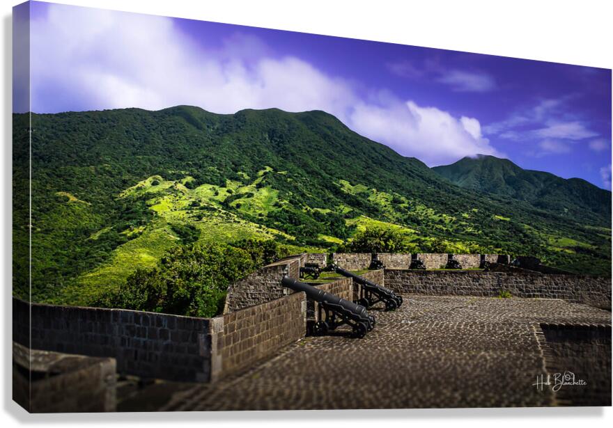 Brimstone Hill Fortress St.Kitts & Nevis Canvas Print