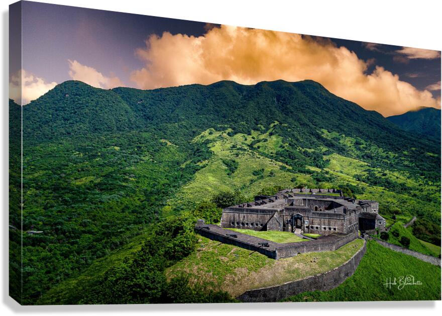 Brimstone Hill Fortress St.Kitts & Nevis Canvas Print
