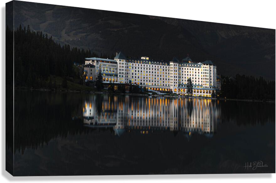 Fairmont Hotel Lake Louise Alberta Canada Canvas Print