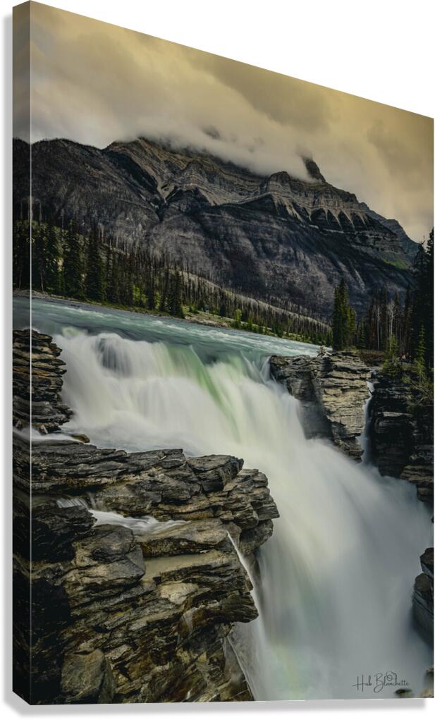 Athabasca Falls Jasper National Park Canada Canvas Print