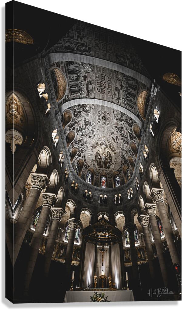 Basilica in Sainte-Anne-de-Beaupre Quebec Canada Canvas Print