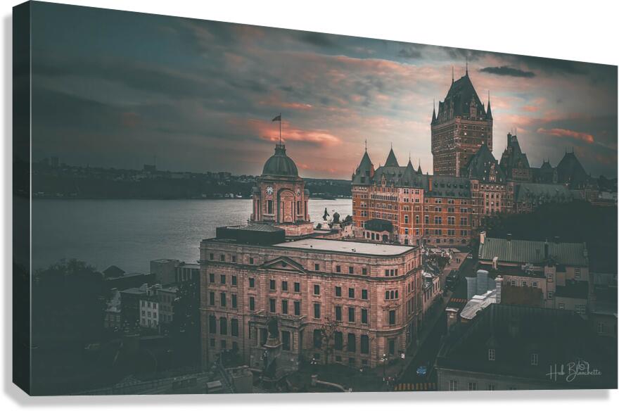 Chateau Frontenac Vieux Quebec Canada Canvas Print