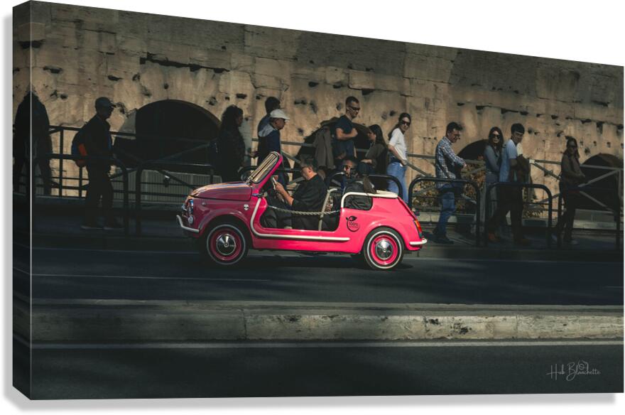 Transportation Rome Italy Canvas Print