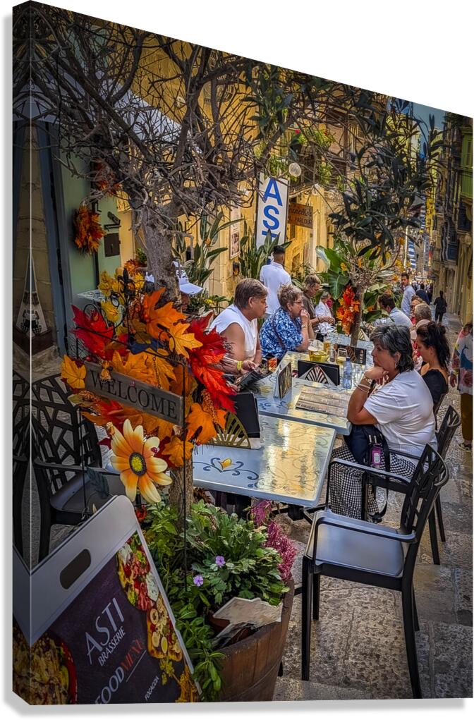 Patio Barcelona Spain Canvas Print