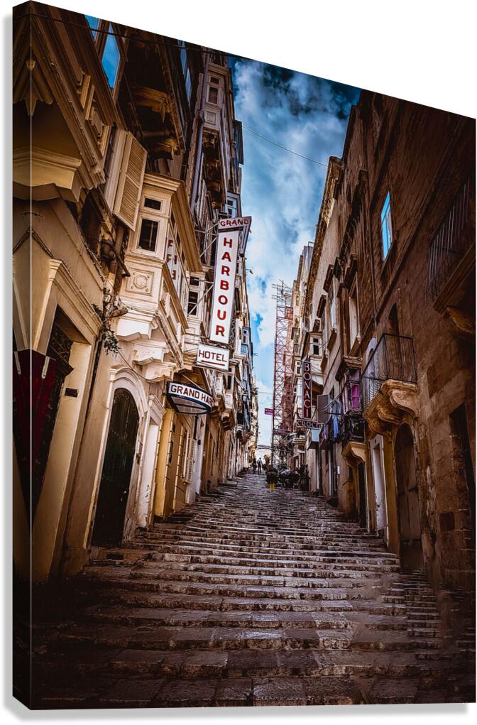 Stairway To Heaven Barcelona Italy Canvas Print