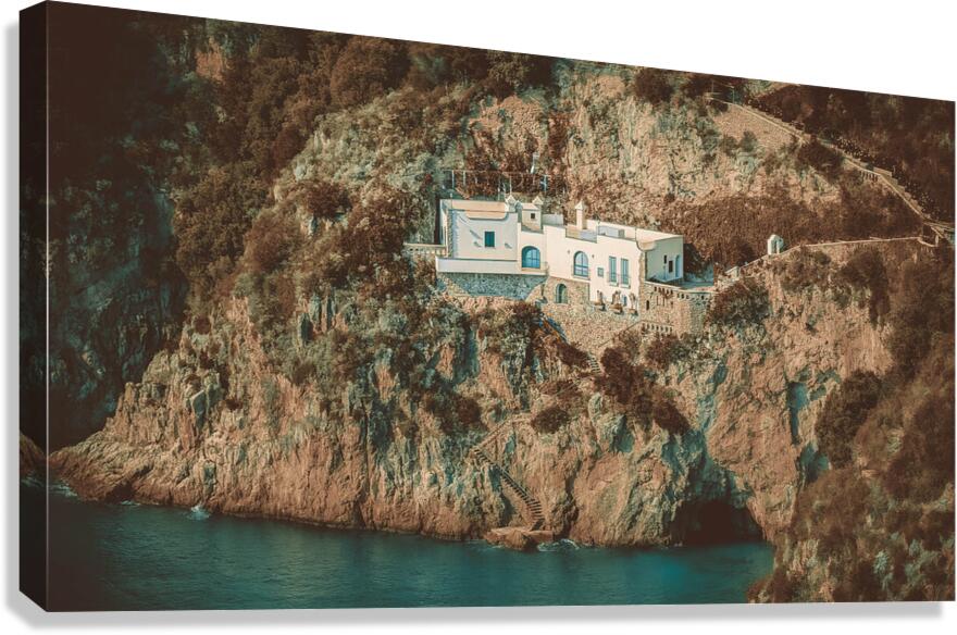 Tiny House Positano Italy Canvas Print