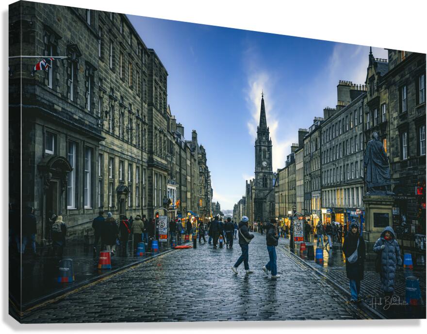 Royal Mile Edinburgh Scotland UK  Canvas Print