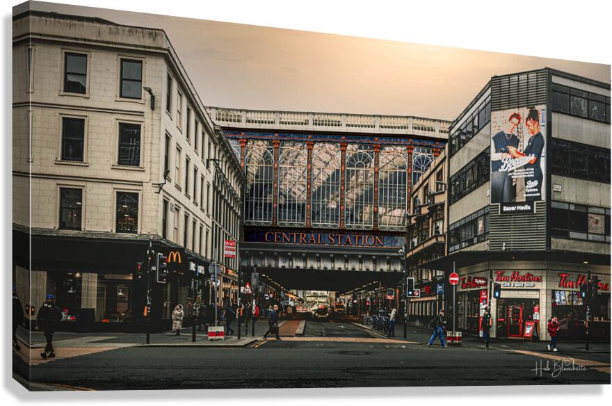 Glasgow Central Station Scotland UK Canvas Print