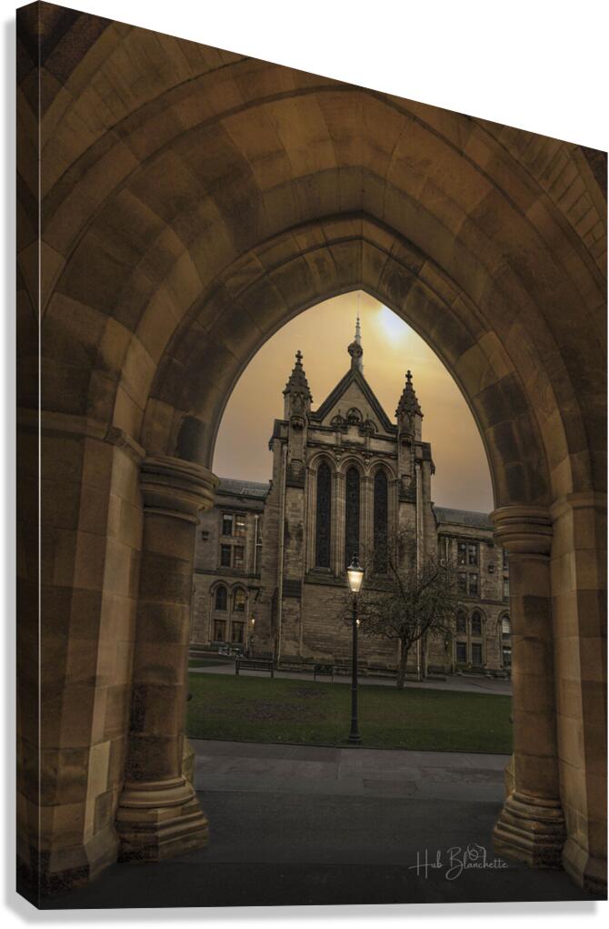 Memorial Chapel at the University of Glasgow Scotland UK Canvas Print